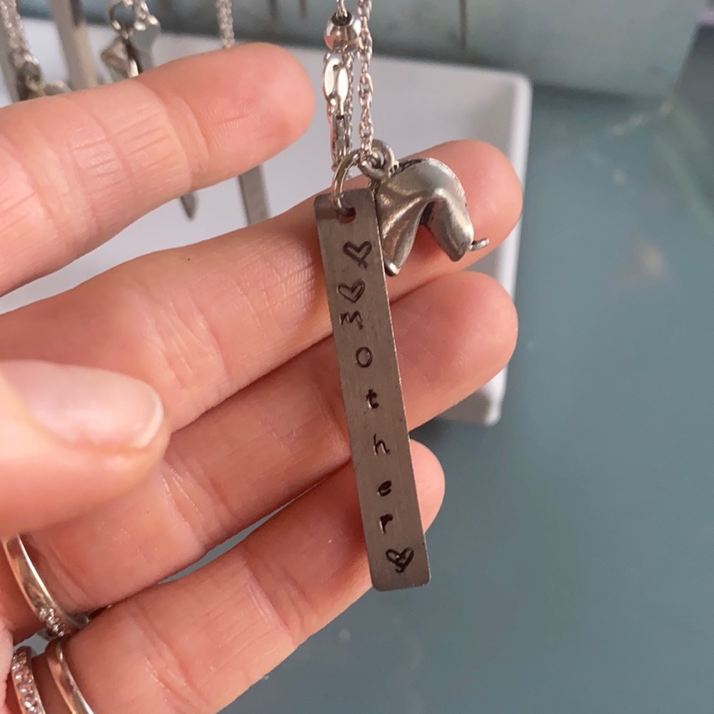 .925 Fortune cookie necklace